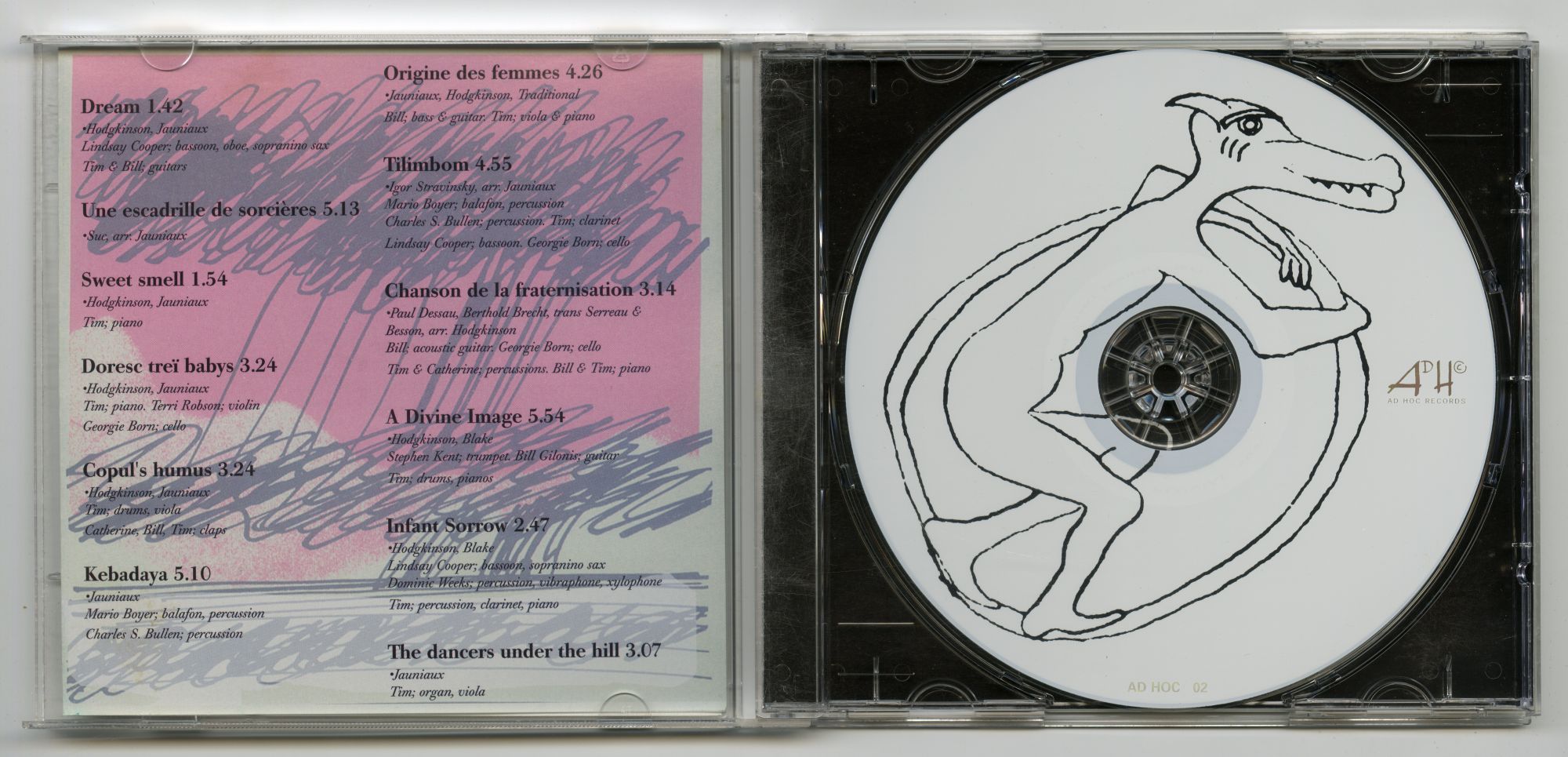 1983年Catherine Jauniaux Tim Hodgkinson - Fluvial02